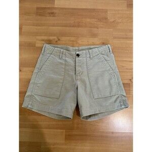 Women’s Beams Boy Japan Khaki Button‎ Fly Beige Shorts Size 0